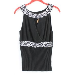 Belldini Super Soft Sweater Sequin Tank Top XL